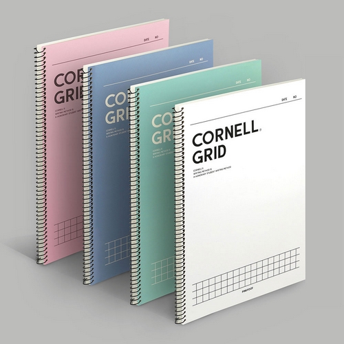 핑크풋 1500 코넬 그리드 원링노트 (랜덤발송)