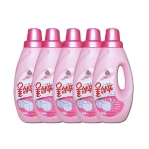 애경 <b>울</b><b>샴푸</b> 오리지널 용기 1000ml 5개