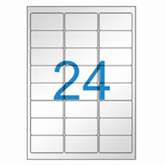 올바른라벨 흰색방수 라벨 AL024WP (100매)