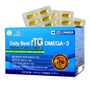 내추럴라이프 데일리베스트 알티지 오메가-3 1202mg 180캡슐 (1개)_이미지