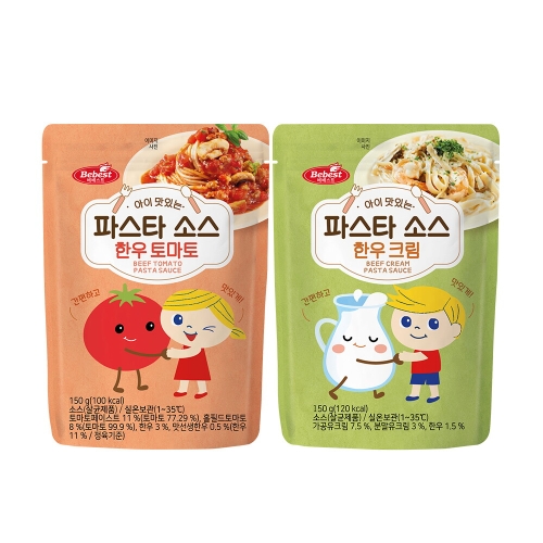 베베스트 아이 맛있는 파스타 소스 2종세트_이미지
