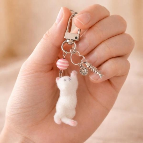 셀러허브 고양이 냥이 키링 열쇠고리 가방 파우치 핸드폰 키링 S45522916