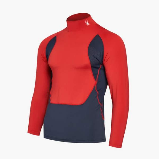 베이스볼 프로웹 하이넥 베이스레이어 상의 SPHPCNCL531M-RED