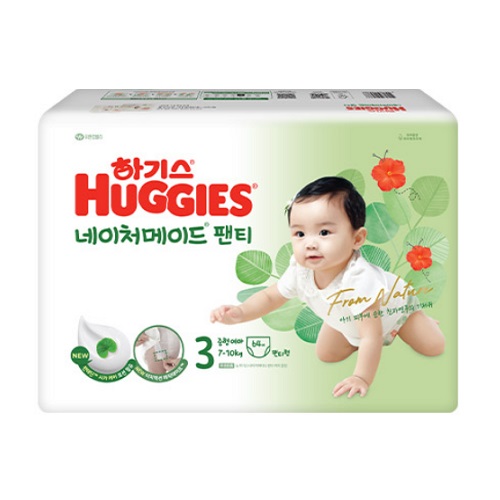 하기스 2024 네이처메이드 팬티형 3단계-여아용 (384매)_이미지