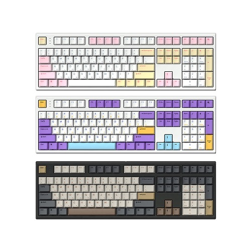 한성컴퓨터 GK787SE OfficeMaster 8K 기계식 뽀송 (딸기 바나나, 38g)