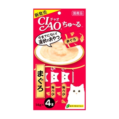 이나바 캣 챠오츄르 참치 SC-71 56g (14g x 4p) (1개)