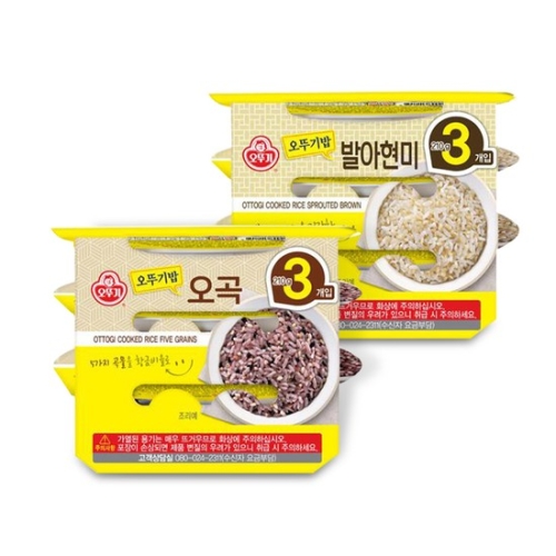 오뚜기 오뚜기밥 발아현미 210g 6개 + 오곡밥 210g 6개