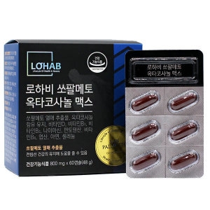 쏘팔메토 옥타코사놀 맥스 800mg 60캡슐