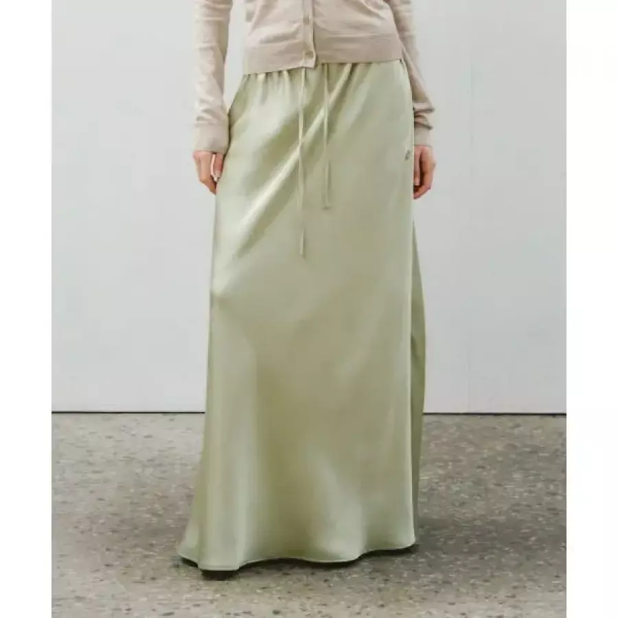  샤틴 씨타 CITTA Relaxed Maxi Skirt CTS624 Green