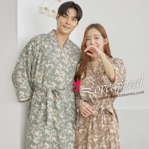 러브어필 실크느낌 럭셔리 커플 로브가운 WSG9586,MSG9586_이미지