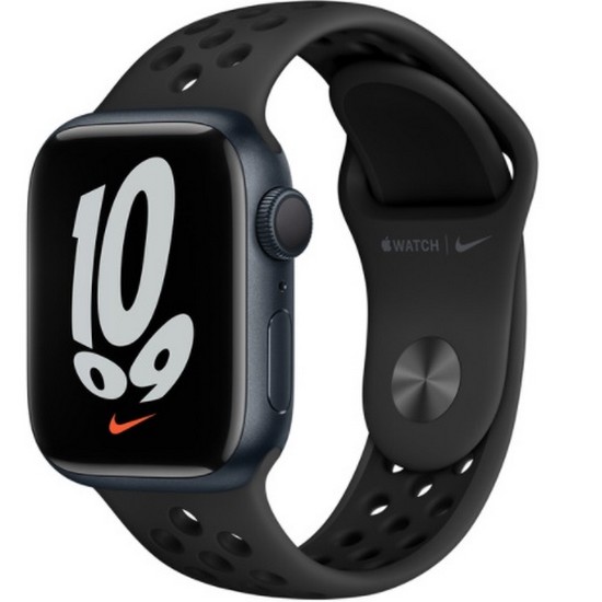 APPLE 워치 시리즈7 45mm 미드나이트 알루미늄 (나이키 스포츠밴드)_이미지
