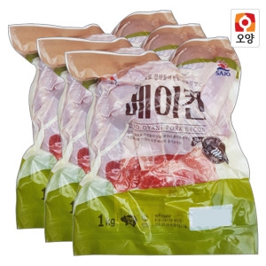 토스트 얇은햄 대패햄 뭉치 사조오양 햄 베이컨 1kg