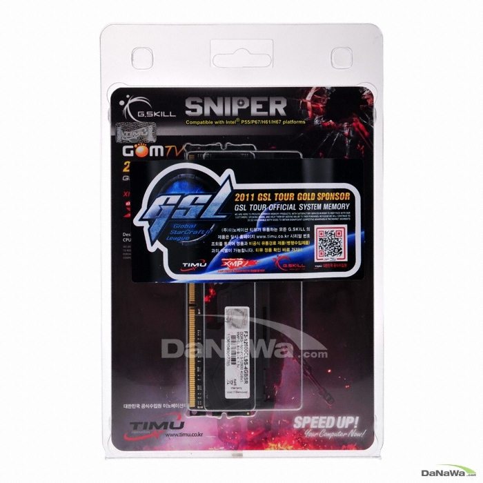 G.SKILL DDR3-1600 CL9 SNIPER SR 티뮤 (4GB)_이미지