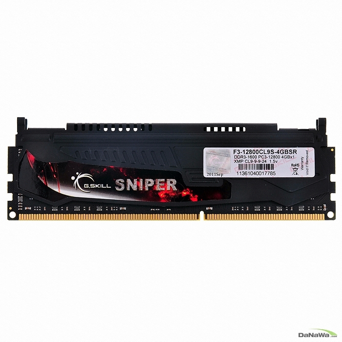G.SKILL DDR3-1600 CL9 SNIPER SR 티뮤 (4GB)_이미지