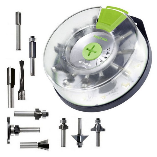 페스툴 라우터 비트 세트 Box OF HW S8 Mix