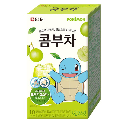 담터 포켓몬 콤부차 샤인머스캣 10T (6개)_이미지