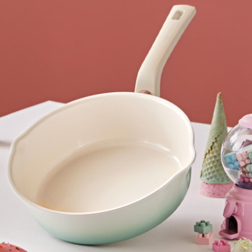 해피콜 IH 플렉스 팬 와이드 블랑 (22cm)_이미지