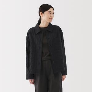 무인양품 MUJI 여성 케이폭 혼방 이중가제 퀼팅 자켓 BD103A5S