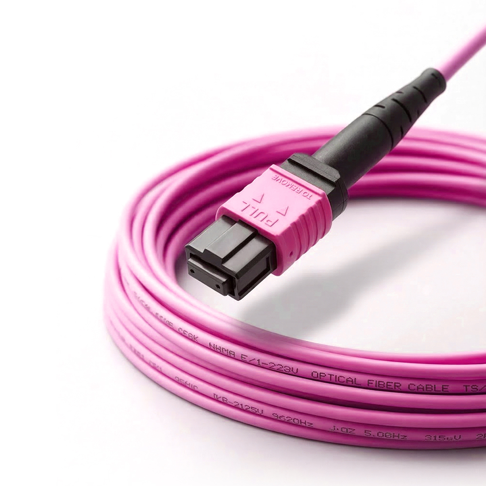 이지넷유비쿼터스 NEXTU 올파이버F2 OM3 MPO 광케이블 (20m)_이미지