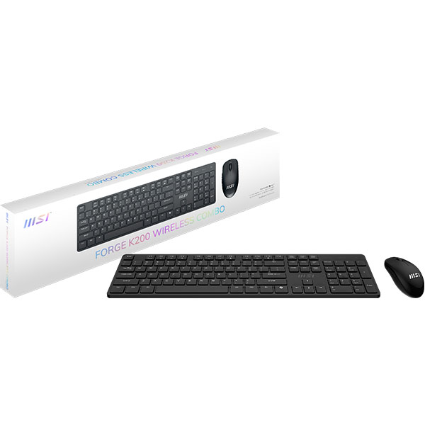 MSI FORGE K200 무선 키보드 마우스 세트_이미지