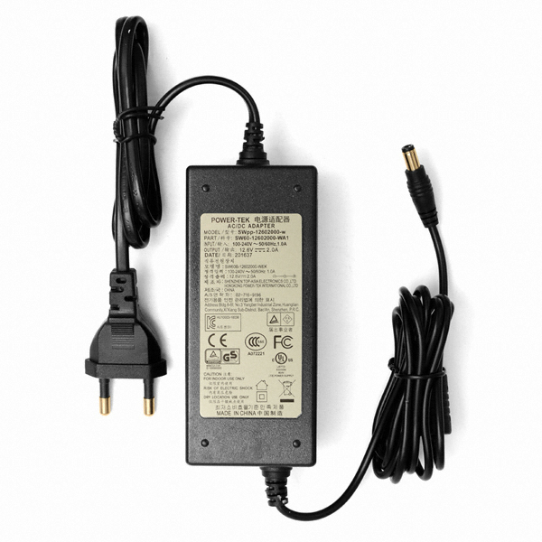 파워텍 12.6V 2A 리튬이온 충전어댑터_이미지