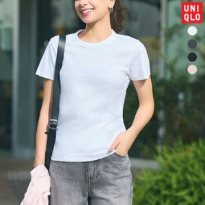 르메르 코튼 면 반팔 티셔츠 여성 기본 반팔티 474404