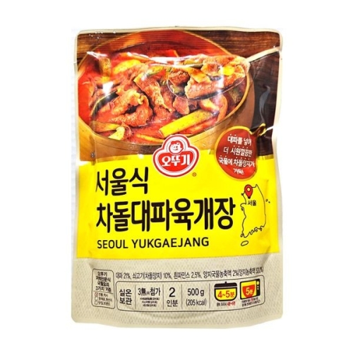 오뚜기 서울식 차돌대파 육개장 500g (12개)