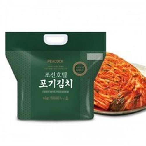 피코크 조선호텔 포기김치 4kg (4개)_이미지