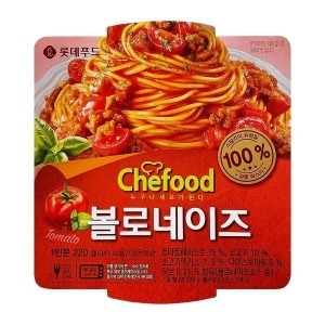 쉐푸드 볼로네이즈 스파게티 220g