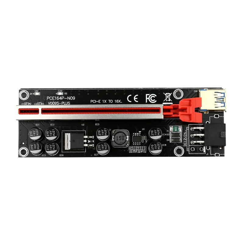 PNC PARTNER  EVEREST PCI-E 1x to 16X 009S-PLUS LED ������ī��