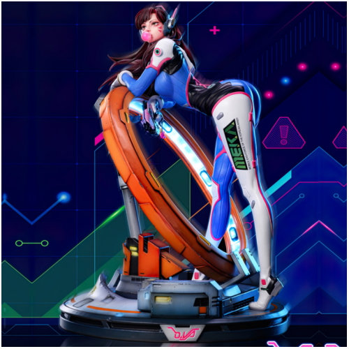 ㅤ오버워치 디바 송하나 고퀄리티 LED 피규어 (해외구매)_이미지