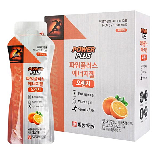 일양약품 파워플러스 에너지젤 오렌지 40g (10개)_이미지