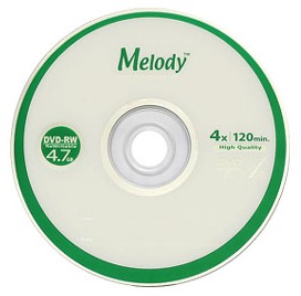 멜로디 DVD-RW 4.7GB 4x 슬림 10장_이미지