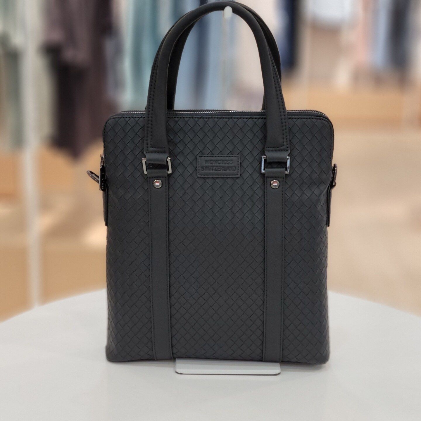 몽크로스 남성 로고 짜임 토드백 /MT7083-2_BP_이미지