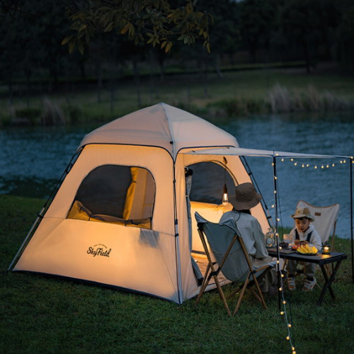 원터치 오토 피크닉 텐트