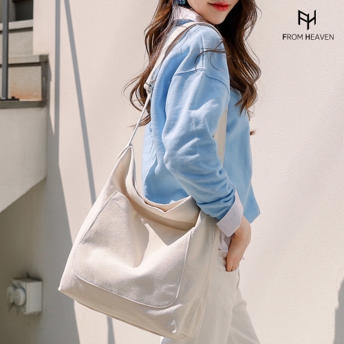프롬헤븐 남녀공용 헤밍웨이 크로스 에코백_H542