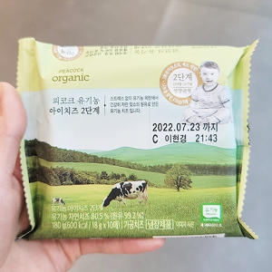 매일유업 피코크 유기농 아이치즈 2단계 180g (1개)_이미지