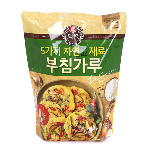 백설 5가지 자연에서 얻은 재료 부침가루 1kg (1개)_이미지