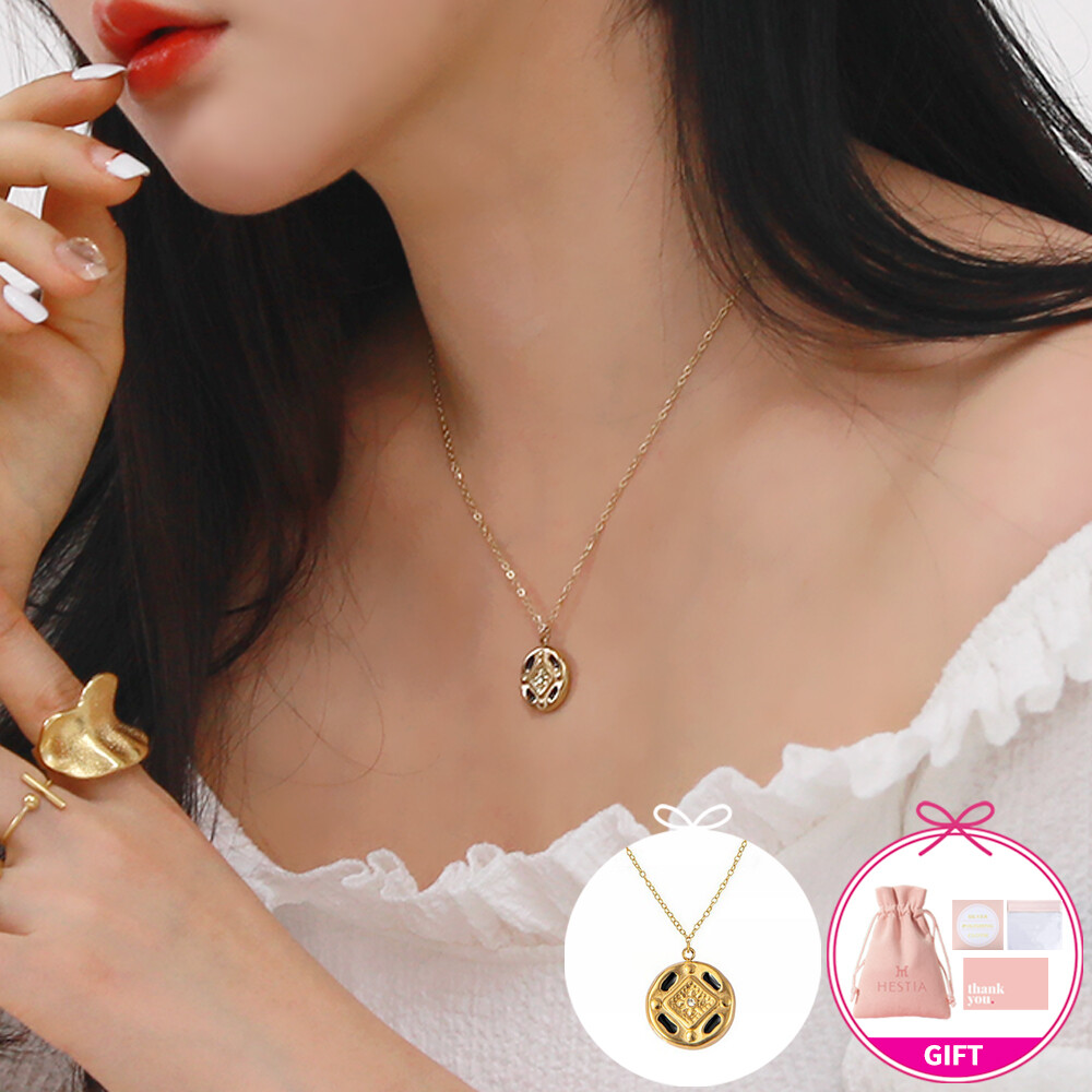 헤스티아 Rosie Surgical Steel Necklace 서지컬 목걸이/HTSC-21172_이미지