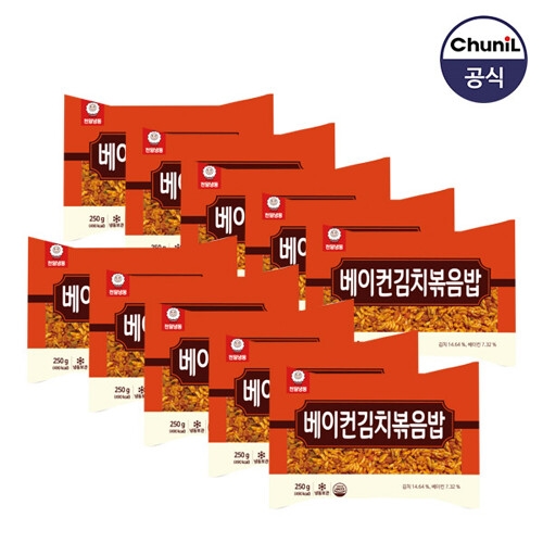 천일식품 천일냉동 <b>베이컨</b>김치 볶음밥 250g