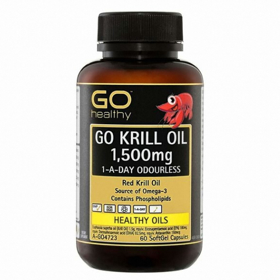 고헬씨 고 크릴 오일 1500mg 60캡슐 (해외) (6개)