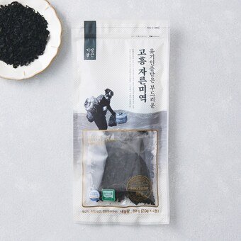 기장물산 유기인증 받은 고흥 자른<b>미역</b> 80G