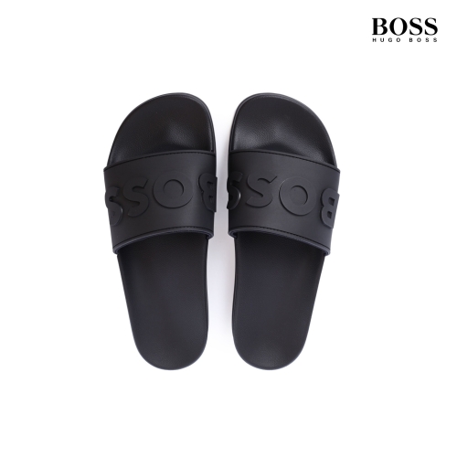 휴고 보스 휴고 보스 레이즈드 로고 이탈리안 메이드 슬라이드 올 블랙 50498241-005이미지입니다. 누르면 해당 게시물로 새창이동합니다.