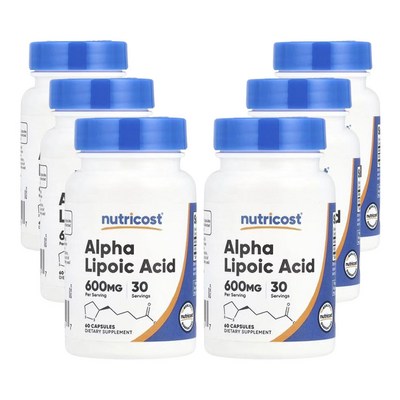 뉴트리코스트 알파리포산 600mg 60캡슐 (6개)_이미지