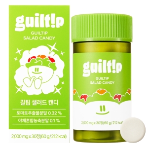 길팁 샐러드 캔디 2000mg 30정 (1개)_이미지