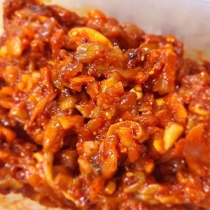 신선 오징어 목살 젓갈 오돌젓 1kg 양념듬뿍 위생설비