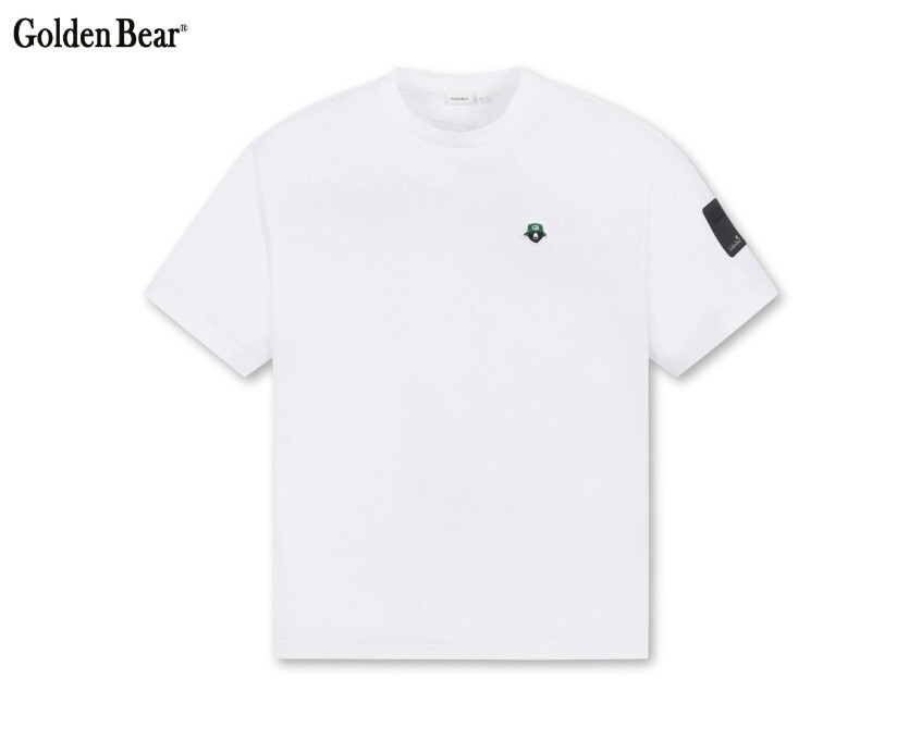 코오롱인더스트리 골든베어 에센셜 1/2 슬리브 티셔츠 G4TAM25121WHX