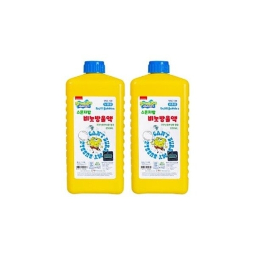 스폰지밥 비눗방울 850ML 리필액 일반용 버블건kty4+1XWc
