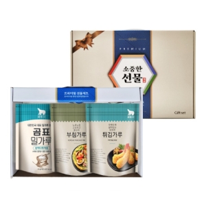곰표 소중한마음3종 식용유선물세트 부침가루 튀김가루 추석 설 명절선물_이미지