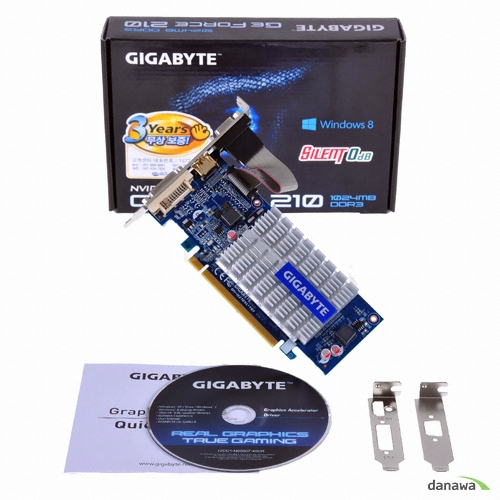 GIGABYTE 지포스 G210 D3 1GB Silent 0dB_이미지
